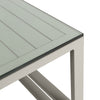 Mambo Del Mar Side Table - Grey with Plain Top