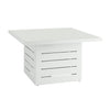 Mambo Santorini Square Dining Table - White with Plain Top