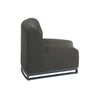 Mambo Cove Curved 2 Seater Qtr Section - Dark Grey