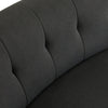 Mambo Cove - Curved 4 Seater Sofa - Dark Grey