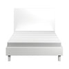 Mint Collection - Arezzo 4ft6 Double Bed - Gloss White