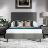 Mint Collection - Arezzo 4ft6 Double Bed - Matt Dark Grey