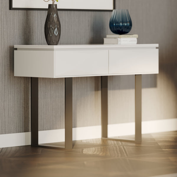 Mint Collection - Livorno Console Table - Gloss Grey
