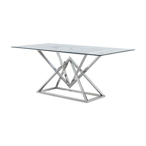 Mint Collection - 1.8m Dining Table - Glass