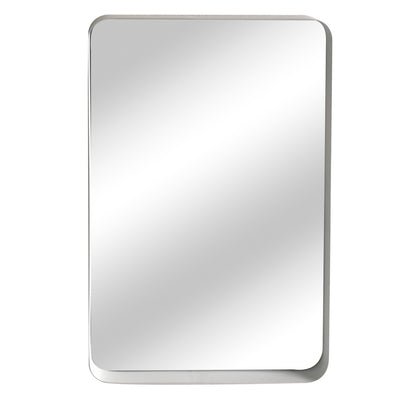 Mirror Collection Iron Framed Mirror White - MIR36-W
