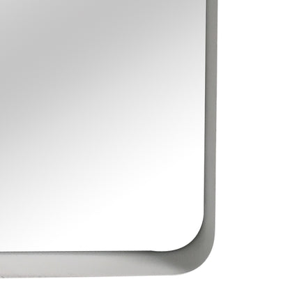 Mirror Collection Iron Framed Mirror White - MIR36-W
