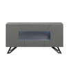 Mint Collection - Salerno Large Sideboard with LED - Matt Dark Grey
