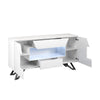 Mint Collection - Salerno Large Sideboard with LED - Matt White