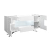 Mint Collection - Novara Large Sideboard with LED - Gloss White