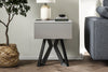 Mint Collection - Salerno Side Table - Matt Dark Grey