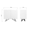 Mint Collection - Novara Standard Sideboard - Gloss White