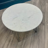 Large Marble & Steel Table - Showroom Clearance