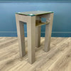 Mocha Gloss & Glass - Small Console