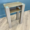 Mocha Gloss & Glass - Small Console