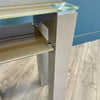 Mocha Gloss & Glass - Small Console