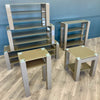 Mocha Gloss & Glass - End Table