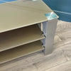 Mocha Gloss & Glass - Small TV Unit (90cm)