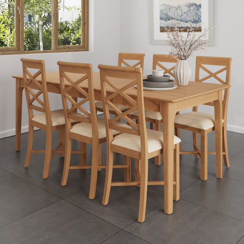 Rimini Oak Dining Table - 1.6m Extending