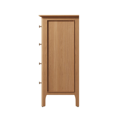 Rimini Oak Chest - 2 Over 3 Drawer