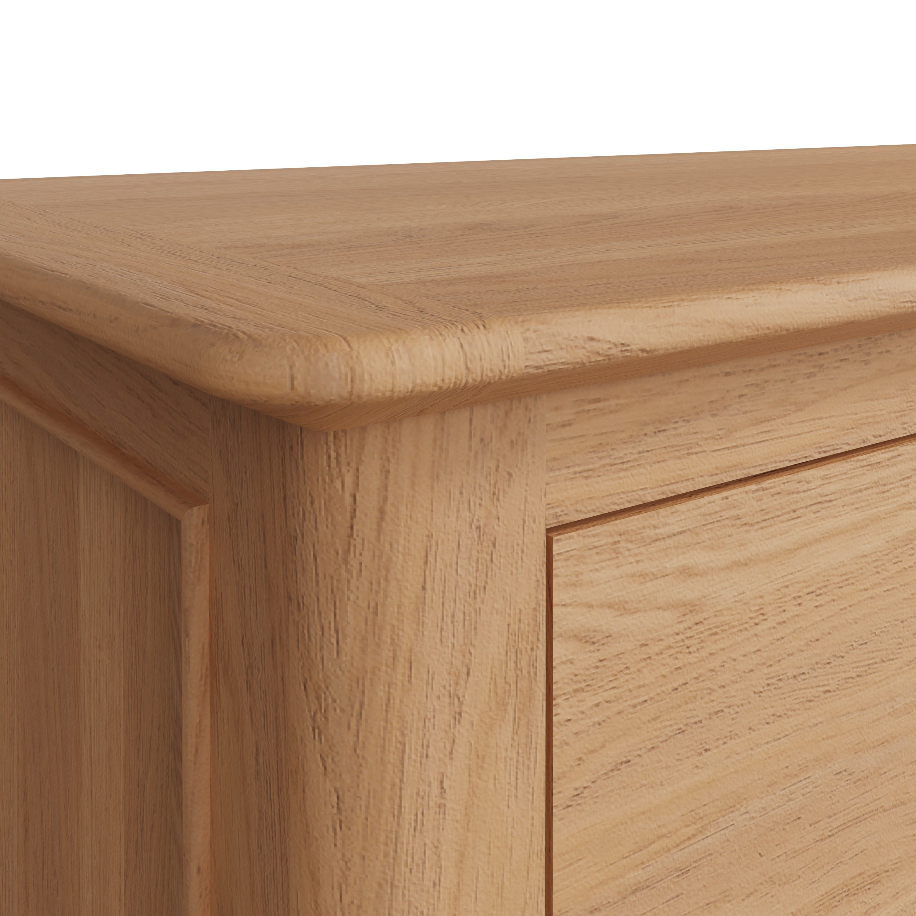 Rimini Oak Chest - 2 Over 3 Drawer