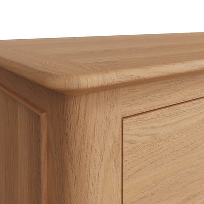 Rimini Oak Chest - 2 Over 3 Drawer