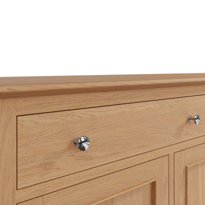 Rimini Oak Sideboard - 3 Door