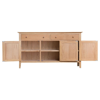 Rimini Oak Sideboard - 3 Door