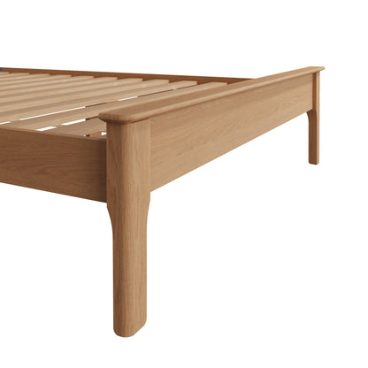 Rimini Oak Bed Frame - 4ft6 Double