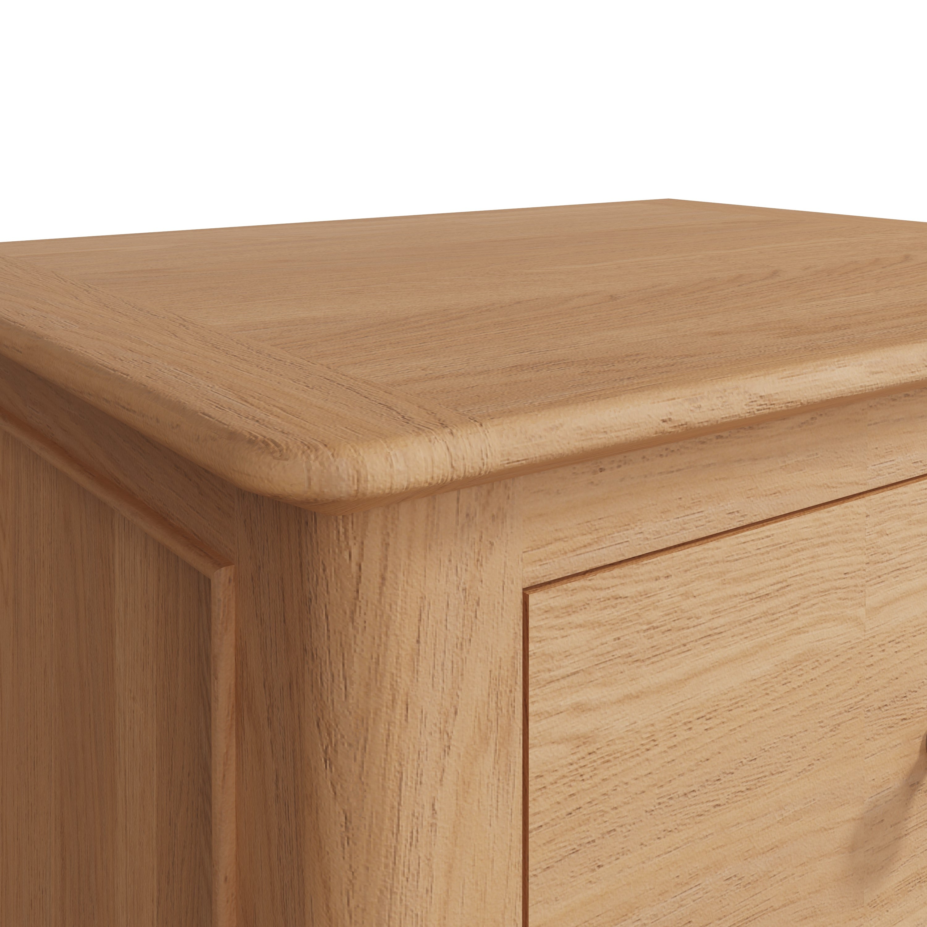 Rimini Oak Chest - 4 Drawer Narrow