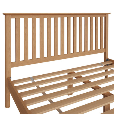 Rimini Oak Bed Frame - 6ft Super King Size