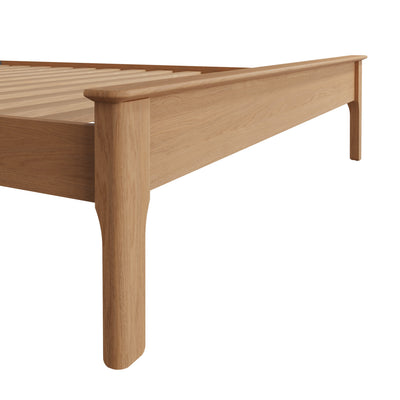 Rimini Oak Bed Frame - 6ft Super King Size
