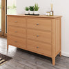 Rimini Oak Chest - 6 Drawer