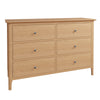 Rimini Oak Chest - 6 Drawer