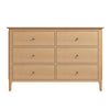 Rimini Oak Chest - 6 Drawer