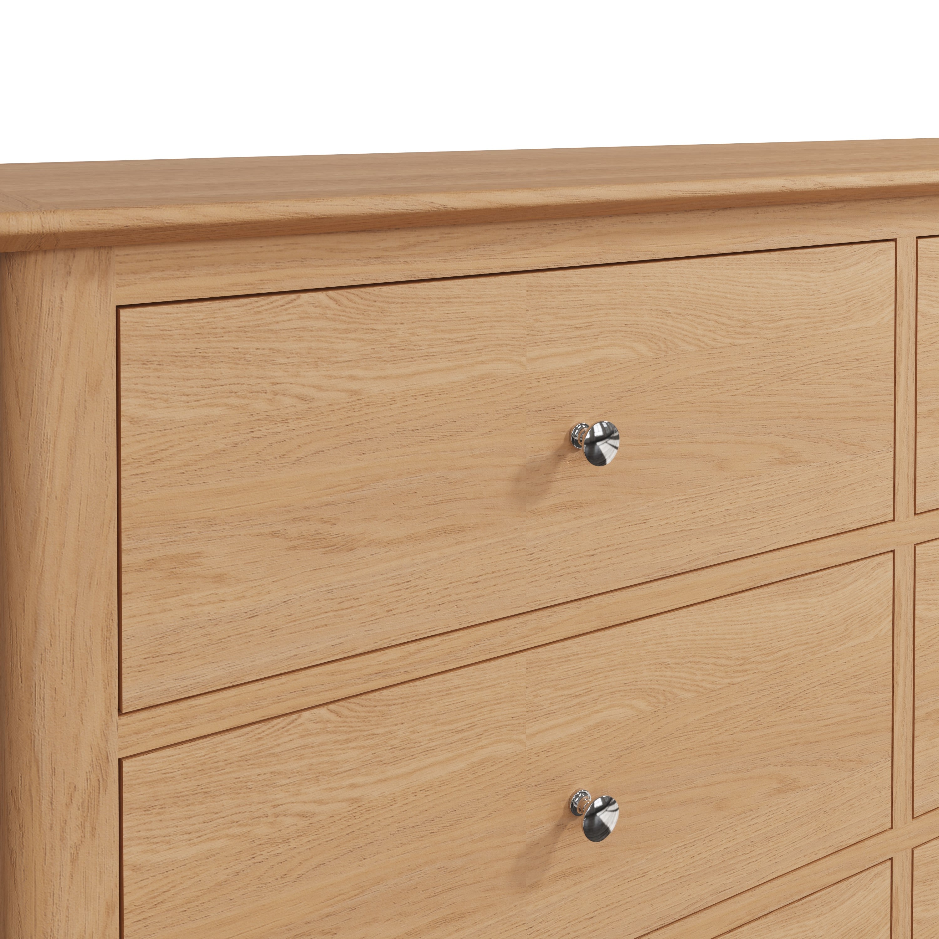 Rimini Oak Chest - 6 Drawer