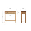 Rimini Oak Table - Console Table