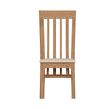 Rimini Oak Dining Chair - Slatted Back with Fabric Seat