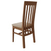 Rimini Oak Dining Chair - Slatted Back with Fabric Seat