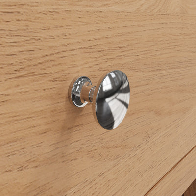 Rimini Oak Display Cabinet