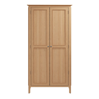 Rimini Oak Wardrobe - Full Hanging