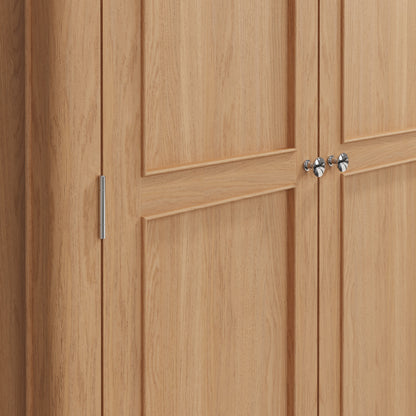 Rimini Oak Wardrobe - Full Hanging