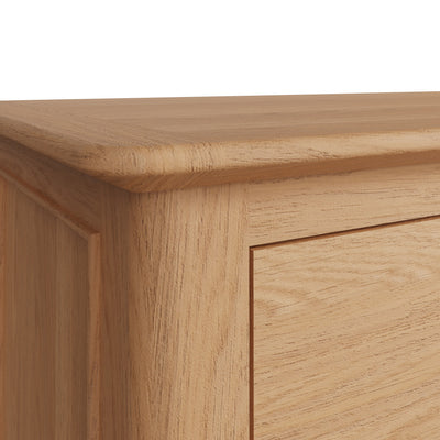 Rimini Oak Chest - Jumbo 2 Over 3 Drawer