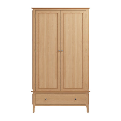 Rimini Oak Wardrobe - Large 2 Door