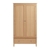 Rimini Oak Wardrobe - Large 2 Door