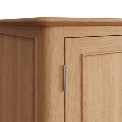 Rimini Oak Wardrobe - Large 2 Door