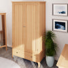 Rimini Oak Wardrobe - Large 2 Door