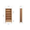 Rimini Oak Bookcase - Large