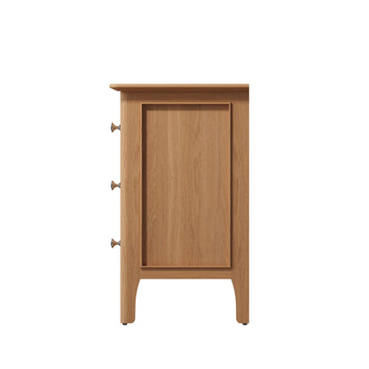 Rimini Oak Bedside - Large