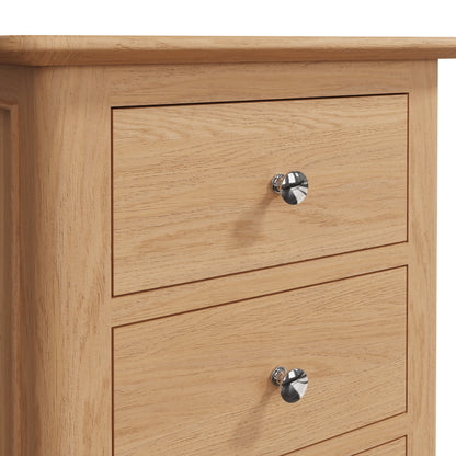Rimini Oak Bedside - Large