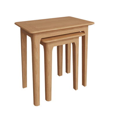 Rimini Oak Table - Nest of 2 Tables